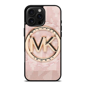 MICHAEL KORS LOGO MK PINK iPhone 16 Pro Max Case Cover