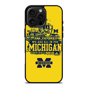 MICHIGAN WOLVERINES QUOTE NFL iPhone 16 Pro Max Case Cover