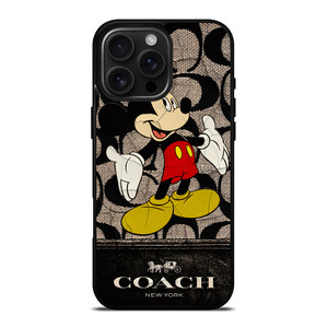 MICKEY MOUSE COACH NEW YORK iPhone 16 Pro Max Case Cover