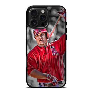MIKE TROUT BASEBALL LOS ANGELES ANGELS iPhone 16 Pro Max Case Cover