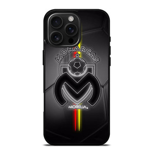 MONARCAS MORELIA BLACK LOGO iPhone 16 Pro Max Case Cover