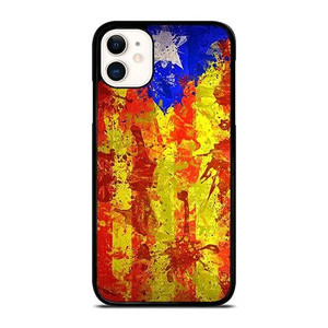 CATALONIA FLAG BRUSHES iPhone 11 Case Cover CATALONIA FLAG BRUSHES iPhone 11 Case Cover