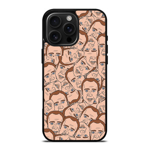 NICOLAS CAGE CARTOON COLLAGE iPhone 16 Pro Max Case Cover