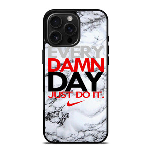NIKE EVERY DAMN DAY MARBLE iPhone 16 Pro Max Case Cover