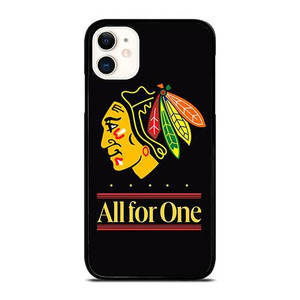 CHICAGO BLACKHAWKS ALL FOR ONE iPhone 11 Case Cover