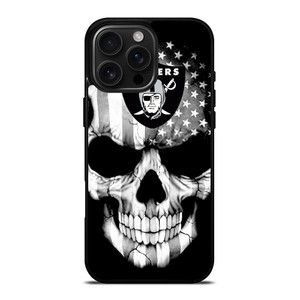 OAKLAND RAIDERS SKULL iPhone 16 Pro Max Case Cover