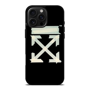 OFF WHITE TAPE LOGO iPhone 16 Pro Max Case Cover OFF WHITE TAPE LOGO iPhone 16 Pro Max Case Cover