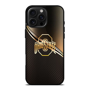 OHIO STATE FOOTBALL GOLD LOGO iPhone 16 Pro Max Case Cover