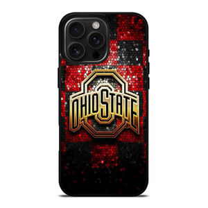 OHIO STATE LOGO FOOTBALL MOZAIC ICON iPhone 16 Pro Max Case Cover OHIO STATE LOGO FOOTBALL MOZAIC ICON iPhone 16 Pro Max Case Cover