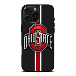 OHIO STATE STRIPE LOGO iPhone 16 Pro Max Case Cover