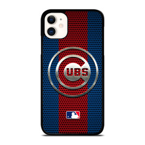 CHICAGO CUBS METAL LOGO iPhone 11 Case Cover