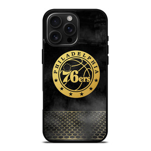 PHILADELPHIA 76ERS GOLD LOGO iPhone 16 Pro Max Case Cover