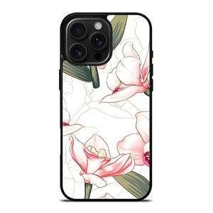 PINK ORCHID FLOWER iPhone 16 Pro Max Case Cover