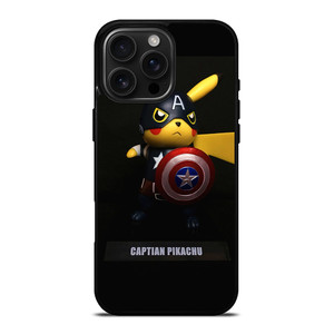POKEMON CAPTAIN PIKACHU iPhone 16 Pro Max Case Cover