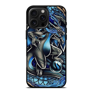 POKEMON MEGA CHARIZARD ART iPhone 16 Pro Max Case Cover