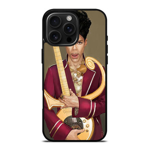 PRINCE PURPLE IN MEMORIAM AND GUITAR iPhone 16 Pro Max Case Cover