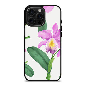 PURPLE ORCHID FLOWER PAINTING iPhone 16 Pro Max Case Cover