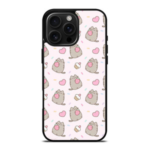 PUSHEEN CAT STRAWBERRY CAKE iPhone 16 Pro Max Case Cover PUSHEEN CAT STRAWBERRY CAKE iPhone 16 Pro Max Case Cover