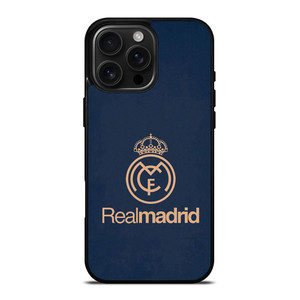 REAL MADRID ELEGANT LOGO iPhone 16 Pro Max Case Cover