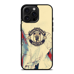 RED DEVILS MANCHESTER UNITED FC LOGO iPhone 16 Pro Max Case Cover