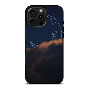SAD CRESCENT MOON iPhone 16 Pro Max Case Cover