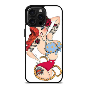 SAILOR JERRY TATTOO JESSICA RABBIT iPhone 16 Pro Max Case Cover