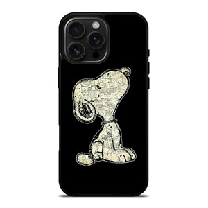 SNOOPY DOG THE PEANUTS CARTOON iPhone 16 Pro Max Case Cover