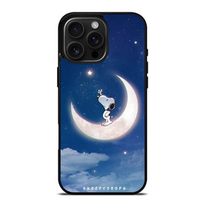 SNOOPY PEANUTS IN MOON iPhone 16 Pro Max Case Cover SNOOPY PEANUTS IN MOON iPhone 16 Pro Max Case Cover
