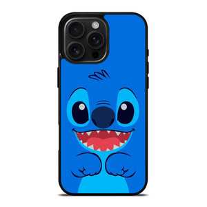 STITCH BLUE CARTOON CHARACTER iPhone 16 Pro Max Case Cover
