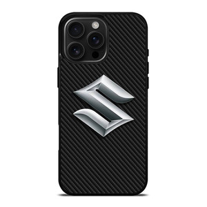 SUZUKI MOTOR CARBON LOGO iPhone 16 Pro Max Case Cover SUZUKI MOTOR CARBON LOGO iPhone 16 Pro Max Case Cover