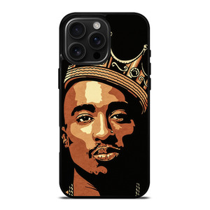 THE KING TUPAC SHAKUR ART iPhone 16 Pro Max Case Cover
