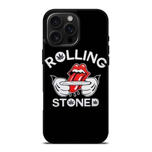 THE ROLLING STONES WEED LOGO iPhone 16 Pro Max Case Cover