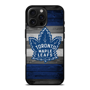 TORONTO MAPLE LEAFS WOODEN LOGO iPhone 16 Pro Max Case Cover