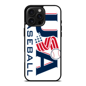 UNITED STATES BASEBALL LOGO iPhone 16 Pro Max Case Cover