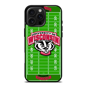 WISCONSIN BADGER FOOTBALL iPhone 16 Pro Max Case Cover WISCONSIN BADGER FOOTBALL iPhone 16 Pro Max Case Cover
