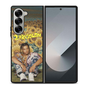 24KGOLDN MOOD SUN FLOWER Samsung Galaxy Z Fold 6 Case Cover
