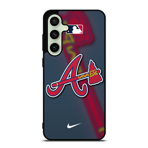 ATLANTA BRAVES MLB LOGO Samsung Galaxy S24 FE Case Cover ATLANTA BRAVES MLB LOGO Samsung Galaxy S24 FE Case Cover