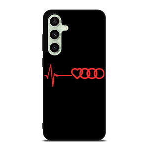 AUDI HEART BEATING Samsung Galaxy S24 FE Case Cover AUDI HEART BEATING Samsung Galaxy S24 FE Case Cover