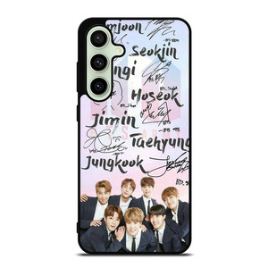 BANGTAN BOYS BTS SIGNATURE Samsung Galaxy S24 FE Case Cover BANGTAN BOYS BTS SIGNATURE Samsung Galaxy S24 FE Case Cover