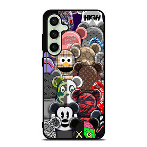 BEARBRICK BRAND COLABORATION Samsung Galaxy S24 FE Case Cover BEARBRICK BRAND COLABORATION Samsung Galaxy S24 FE Case Cover