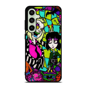 BEETLEJUICE TIM BURTON CARTOON GLASS Samsung Galaxy S24 FE Case Cover
