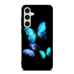 BLUE BUTTERFLY ART Samsung Galaxy S24 FE Case Cover