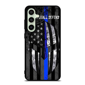 BLUE LINE POLICE WARRIOR Samsung Galaxy S24 FE Case Cover
