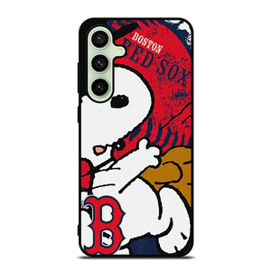 BOSTON RED SOX BASEBALL SNOOPY Samsung Galaxy S24 FE Case Cover BOSTON RED SOX BASEBALL SNOOPY Samsung Galaxy S24 FE Case Cover