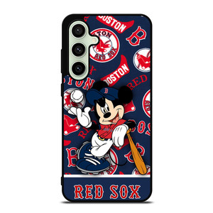 BOSTON RED SOX MICKEY MOUSE Samsung Galaxy S24 FE Case Cover BOSTON RED SOX MICKEY MOUSE Samsung Galaxy S24 FE Case Cover