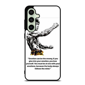 BRUCE LEE QUOTE Samsung Galaxy S24 FE Case Cover BRUCE LEE QUOTE Samsung Galaxy S24 FE Case Cover