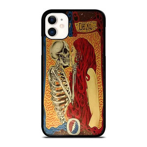 GRATEFUL DEAD KISSING SKELETON iPhone 11 Case Cover GRATEFUL DEAD KISSING SKELETON iPhone 11 Case Cover