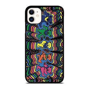 GRATEFUL DEAD SMILE DANCING BEARS iPhone 11 Case Cover GRATEFUL DEAD SMILE DANCING BEARS iPhone 11 Case Cover