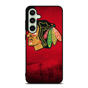 CHICAGO BLACKHAWKS NHL ICON Samsung Galaxy S24 FE Case Cover CHICAGO BLACKHAWKS NHL ICON Samsung Galaxy S24 FE Case Cover