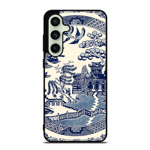 CHINESE BLUE ART Samsung Galaxy S24 FE Case Cover CHINESE BLUE ART Samsung Galaxy S24 FE Case Cover